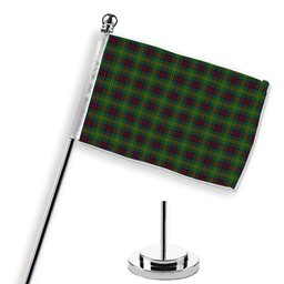 ScotsTee Shop Scottish Connolly Hunting Tartan Plaid Desk Flag