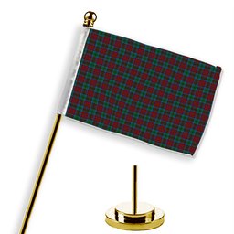 ScotsTee Shop Scottish Christie, Keith & Family Tartan Plaid Desk Flag