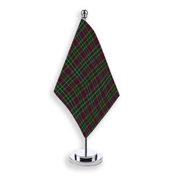 ScotsTee Shop Scottish Carruthers SC Tartan Plaid Desk Flag
