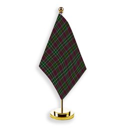 ScotsTee Shop Scottish Carruthers SC Tartan Plaid Desk Flag