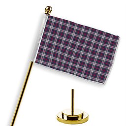 ScotsTee Shop Scottish Cooper Dress Dalgliesh 1 Tartan Plaid Desk Flag