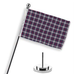 ScotsTee Shop Scottish Cooper Dress Dalgliesh 1 Tartan Plaid Desk Flag