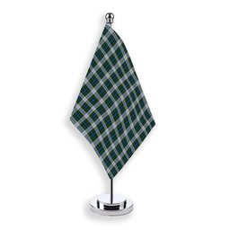 ScotsTee Shop Scottish Campbell Dress 1 Tartan Plaid Desk Flag
