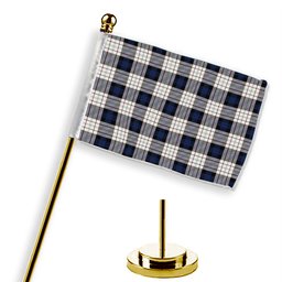 ScotsTee Shop Scottish Fergusson Dress Tartan Plaid Desk Flag