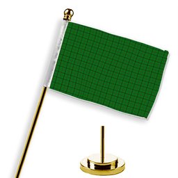 ScotsTee Shop Scottish Don (Tribe-of-Mar) Tartan Plaid Desk Flag