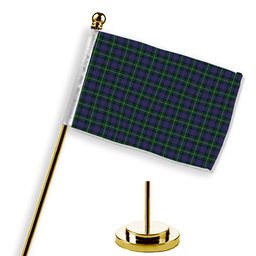ScotsTee Shop Scottish Davidson of Tulloch 2 Tartan Plaid Desk Flag