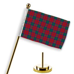 ScotsTee Shop Scottish Fotheringhame Tartan Plaid Desk Flag
