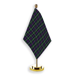 ScotsTee Shop Scottish Davidson Double Tartan Plaid Desk Flag