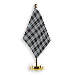 ScotsTee Shop Scottish Forbes Dress Originaux Tartan Plaid Desk Flag