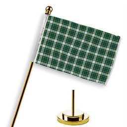 ScotsTee Shop Scottish Forbes Dress Ancient Tartan Plaid Desk Flag