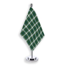 ScotsTee Shop Scottish Forbes Dress Ancient Tartan Plaid Desk Flag