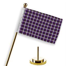 ScotsTee Shop Scottish Donald Dress Modern Tartan Plaid Desk Flag