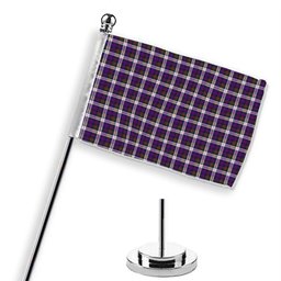 ScotsTee Shop Scottish Donald Dress Modern Tartan Plaid Desk Flag
