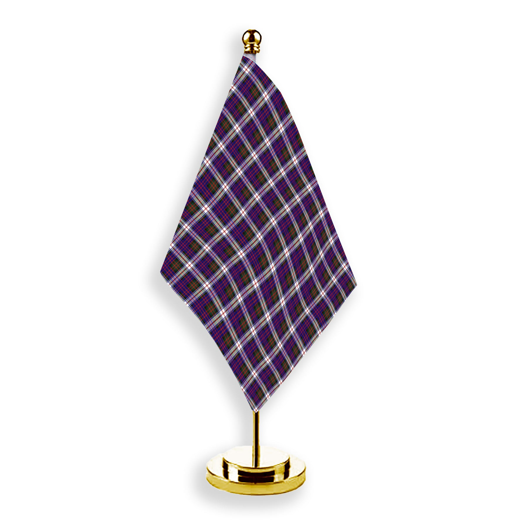 ScotsTee Shop Scottish Donald Dress Modern Tartan Plaid Desk Flag
