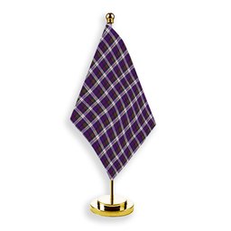 ScotsTee Shop Scottish Donald Dress Modern Tartan Plaid Desk Flag
