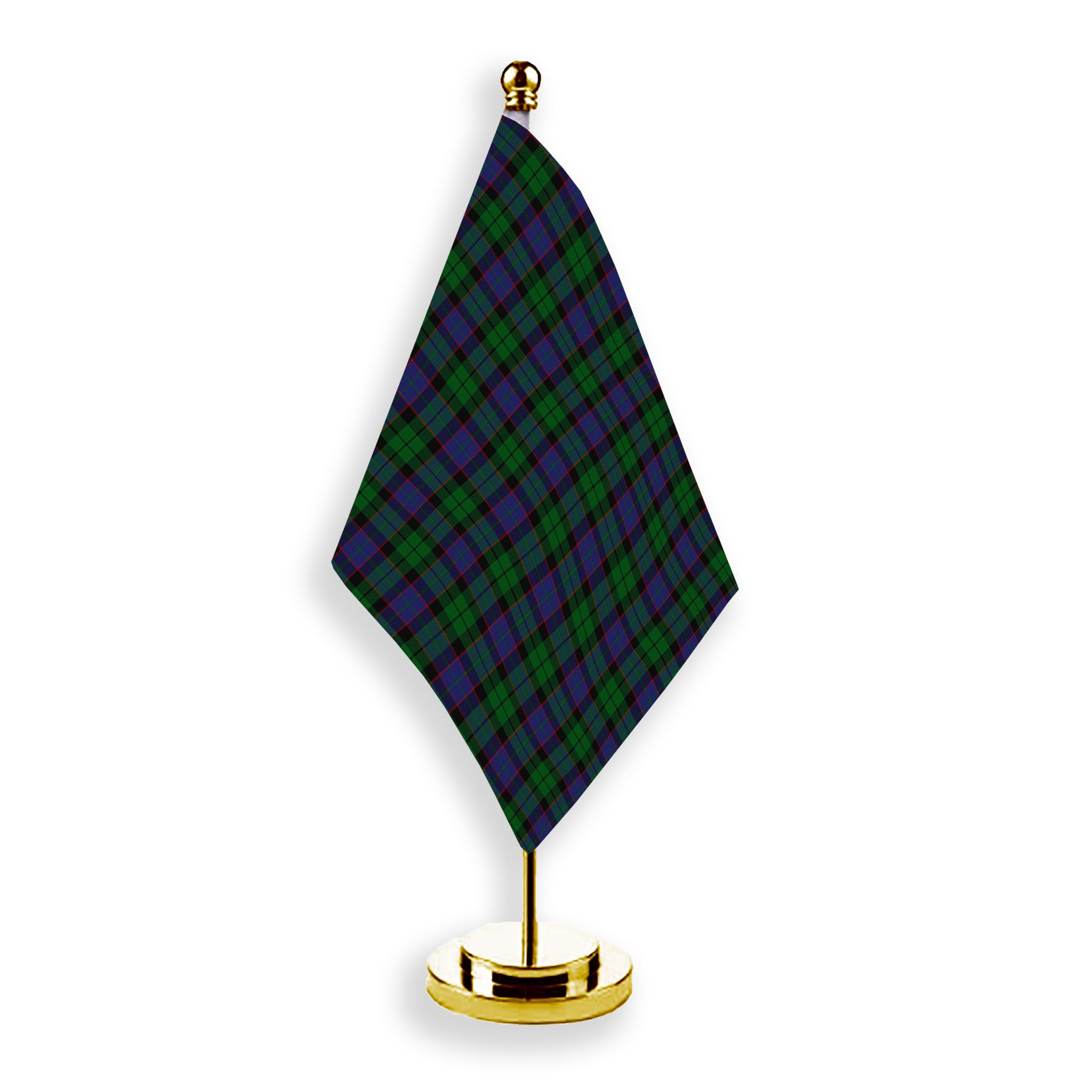 ScotsTee Shop Scottish Ferguson of Balquhidder Tartan Plaid Desk Flag