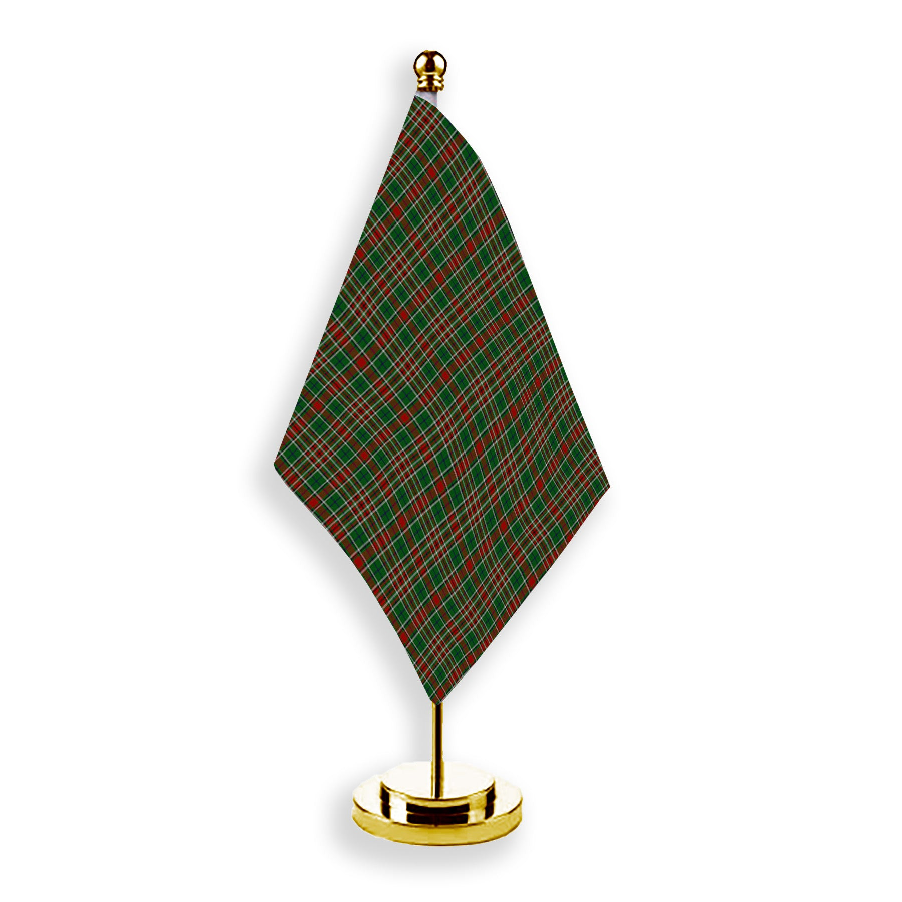 ScotsTee Shop Scottish Gayre Bodyguard 2 Tartan Plaid Desk Flag