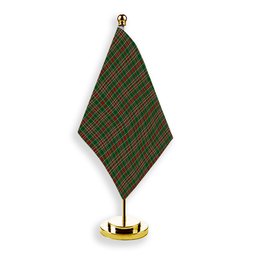 ScotsTee Shop Scottish Gayre Bodyguard 2 Tartan Plaid Desk Flag
