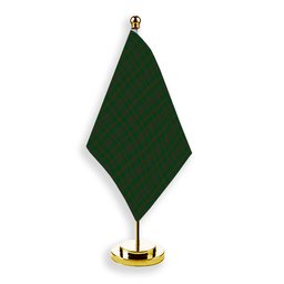 ScotsTee Shop Scottish Gayre Bodyguard Tartan Plaid Desk Flag