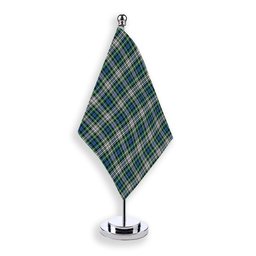 ScotsTee Shop Scottish Davidson of Tulloch Dress Ancient Tartan Plaid Desk Flag