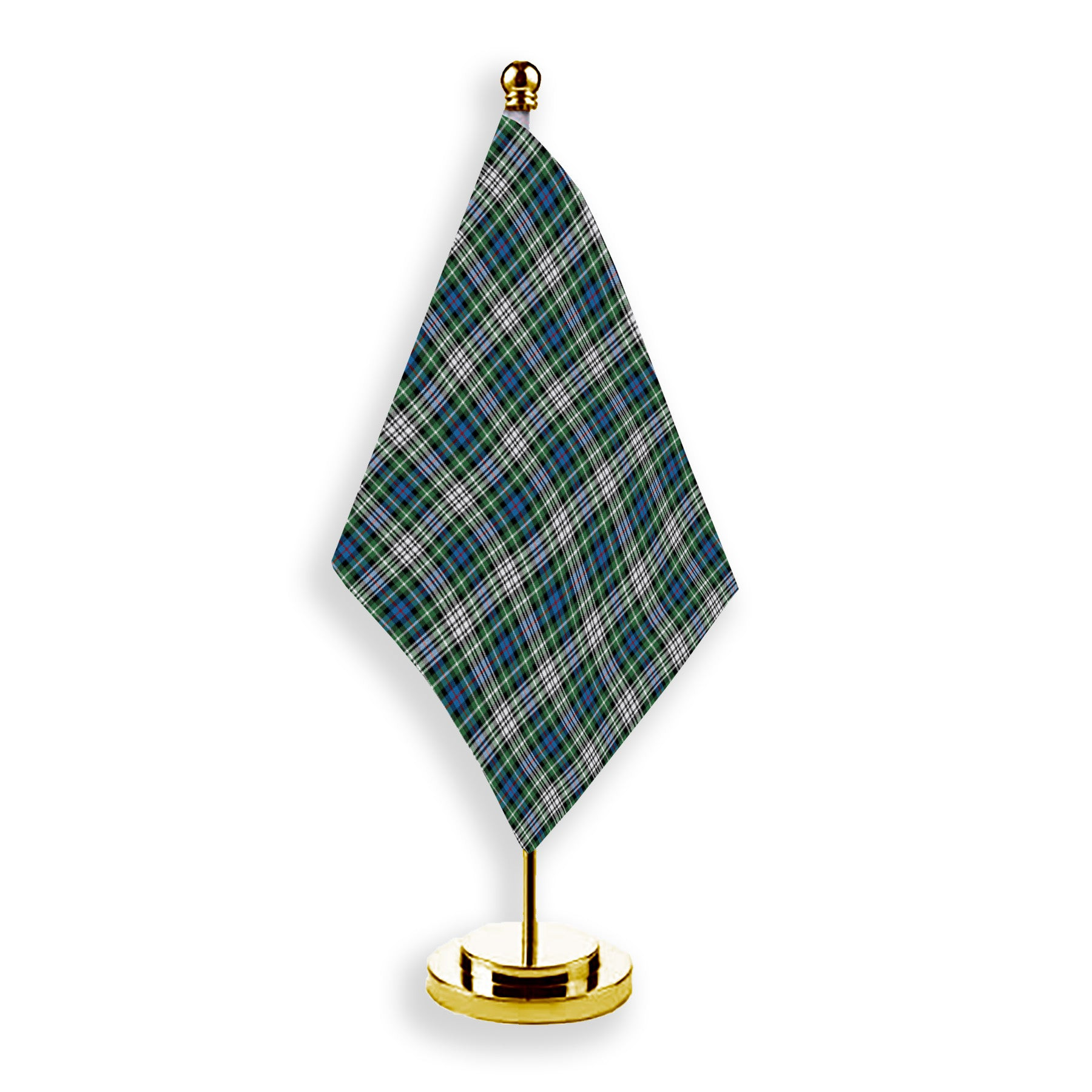 ScotsTee Shop Scottish Davidson of Tulloch Dress Ancient Tartan Plaid Desk Flag