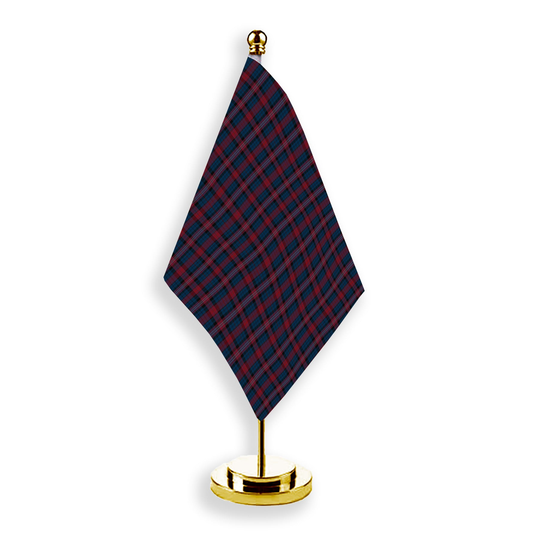 ScotsTee Shop Scottish Evans of Wales Tartan Plaid Desk Flag