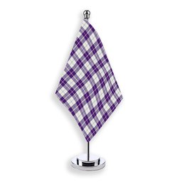 ScotsTee Shop Scottish Dunlop Dress Modern Tartan Plaid Desk Flag