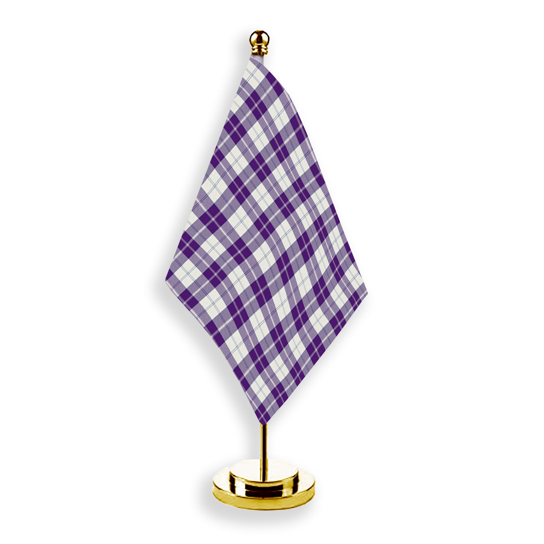 ScotsTee Shop Scottish Dunlop Dress Modern Tartan Plaid Desk Flag
