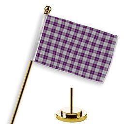 ScotsTee Shop Scottish Dunlop Dress Tartan Plaid Desk Flag