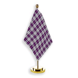 ScotsTee Shop Scottish Dunlop Dress Tartan Plaid Desk Flag