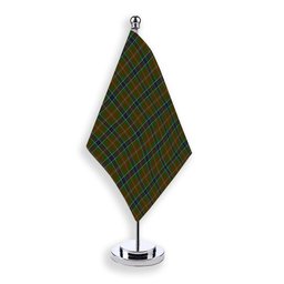 ScotsTee Shop Scottish MacLean of Kingairloch Tartan Plaid Desk Flag