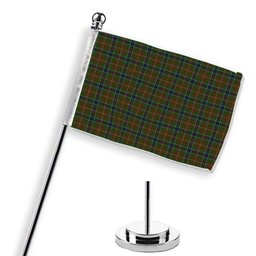 ScotsTee Shop Scottish MacLean of Kingairloch Tartan Plaid Desk Flag