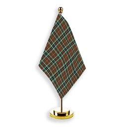 ScotsTee Shop Scottish Thompson Society Hunting Modern Tartan Plaid Desk Flag