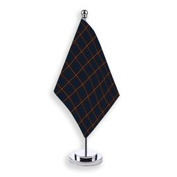 ScotsTee Shop Scottish MacLaine of Lochbuie Hunting Tartan Plaid Desk Flag