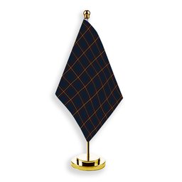 ScotsTee Shop Scottish MacLaine of Lochbuie Hunting Tartan Plaid Desk Flag