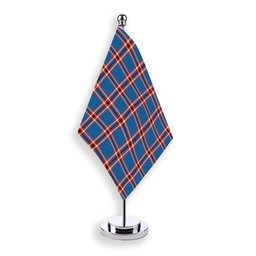 ScotsTee Shop Scottish Laing of Archiestown Ancient Tartan Plaid Desk Flag