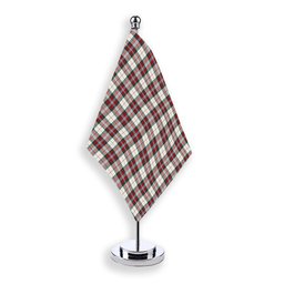 ScotsTee Shop Scottish McLean Dress Modern Tartan Plaid Desk Flag