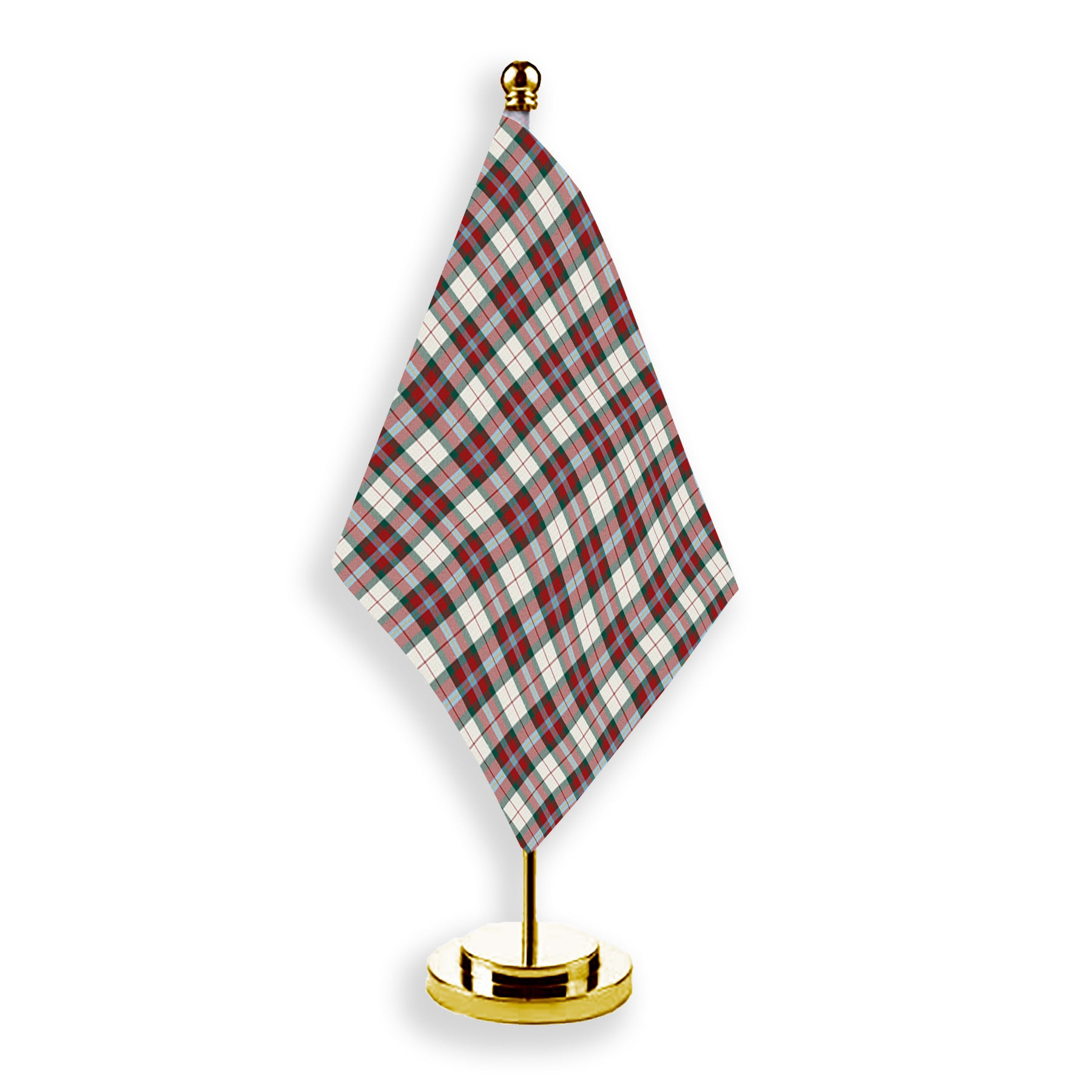 ScotsTee Shop Scottish McLean Dress Modern Tartan Plaid Desk Flag