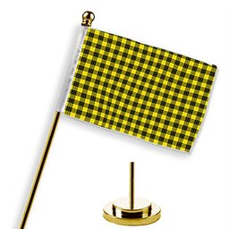 ScotsTee Shop Scottish MacLeod of Lewis Modern Tartan Plaid Desk Flag
