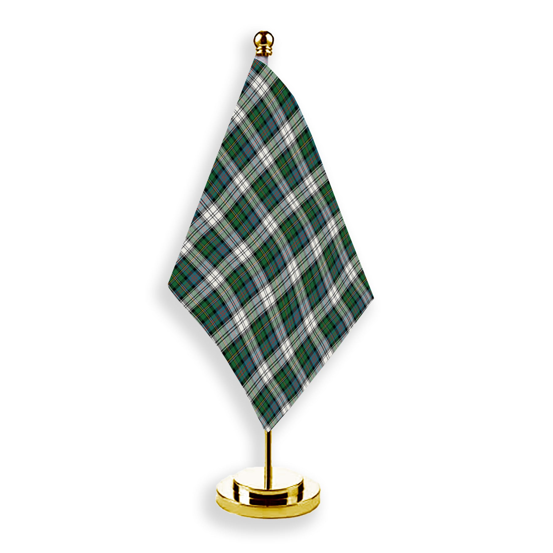 ScotsTee Shop Scottish MacCallum Dress Ancient Tartan Plaid Desk Flag