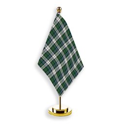 ScotsTee Shop Scottish MacCallum Dress Ancient Tartan Plaid Desk Flag