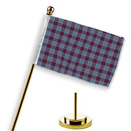 ScotsTee Shop Scottish Royal Canadian Air Force Modern Tartan Plaid Desk Flag