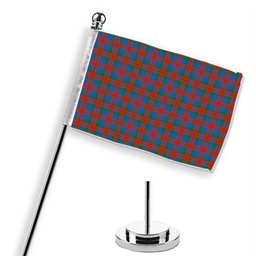ScotsTee Shop Scottish Skene of Cromar Ancient Tartan Plaid Desk Flag