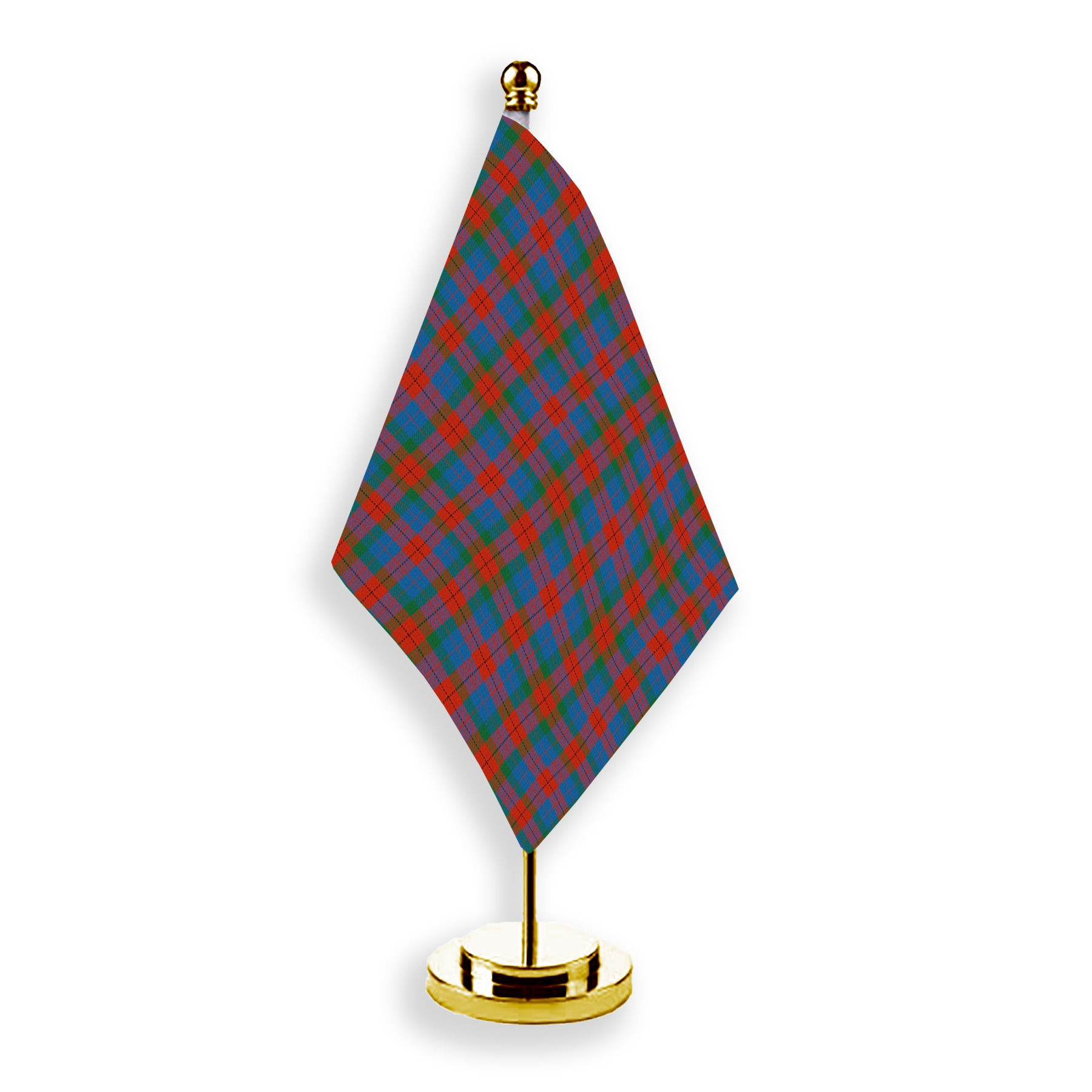 ScotsTee Shop Scottish Skene of Cromar Ancient Tartan Plaid Desk Flag