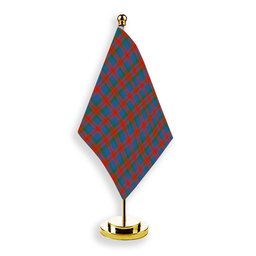 ScotsTee Shop Scottish Skene of Cromar Ancient Tartan Plaid Desk Flag