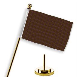 ScotsTee Shop Scottish Inches of Perth Tartan Plaid Desk Flag