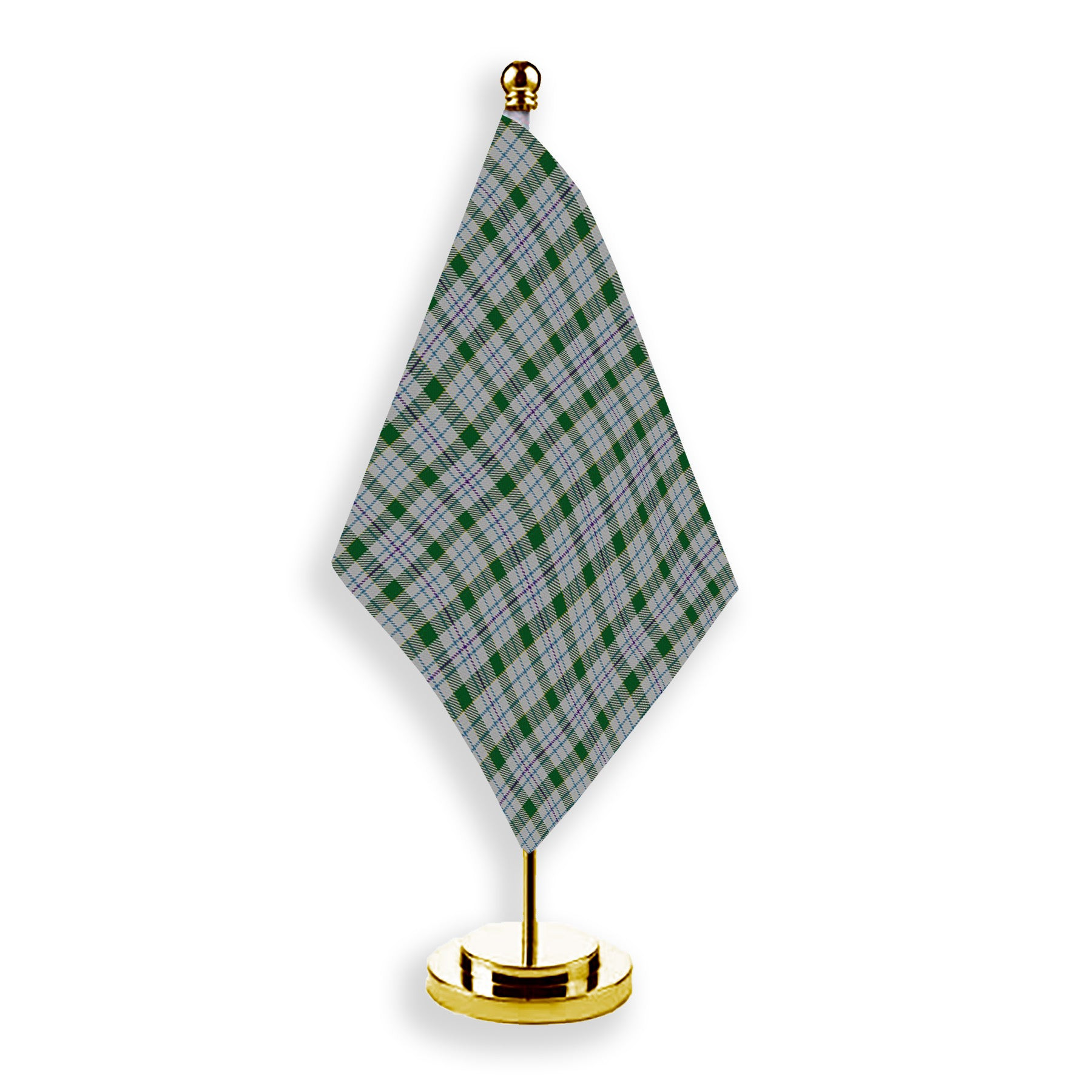 ScotsTee Shop Scottish Milne dress green Tartan Plaid Desk Flag
