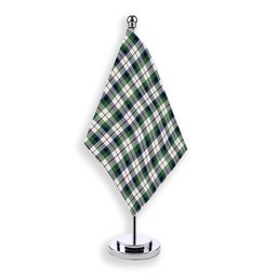 ScotsTee Shop Scottish MacNachten Dress Modern Tartan Plaid Desk Flag