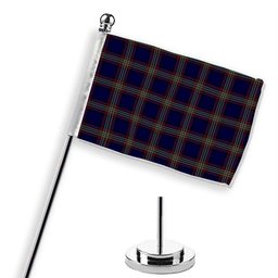 ScotsTee Shop Scottish York Regional Police Tartan Plaid Desk Flag