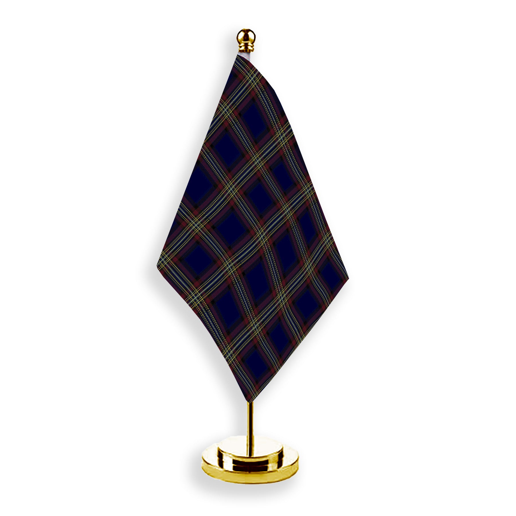 ScotsTee Shop Scottish York Regional Police Tartan Plaid Desk Flag